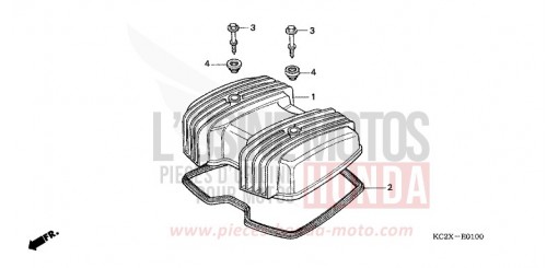 COUVERCLE DE CULASSE CM125CX de 1999